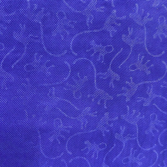 Kipling Zip-Top Tote with Adjustable Shoulder Strap Monkey Print Royal Blue NWT! - Picture 3 of 13